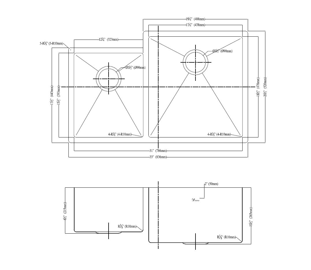 XSR311816L Kitchen Sink