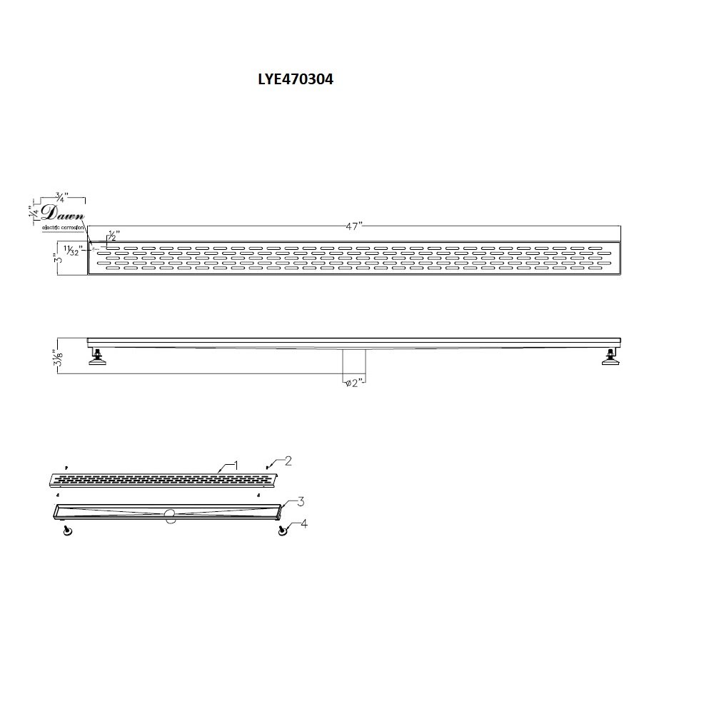 Yangtze River 47" LYE470304