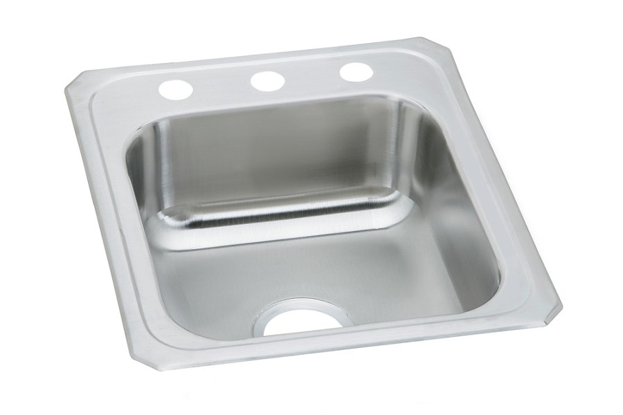 Celebrity® Stainless Steel 17" x 21-1/4" x 6-7/8" Single Bowl Drop-in Sink
