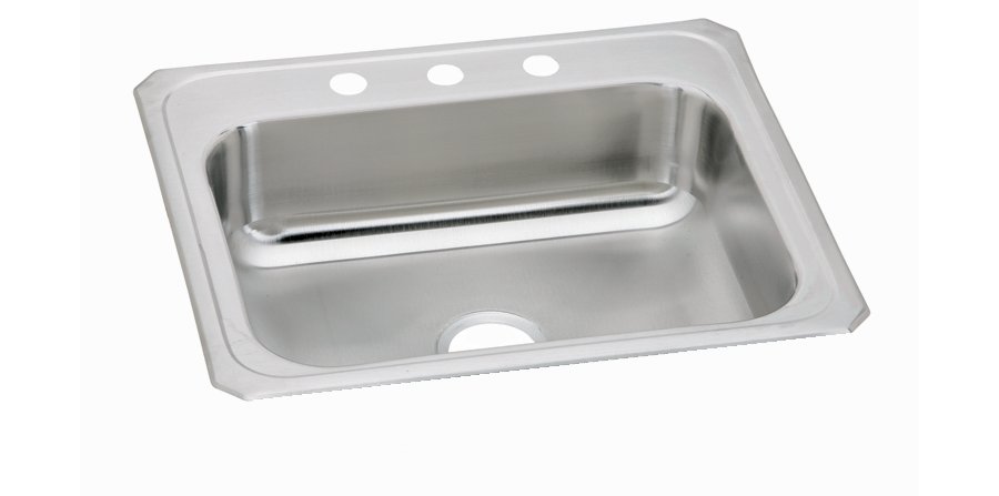 Celebrity® Stainless Steel 25" x 22" x 7" Single Bowl Drop-in Sink