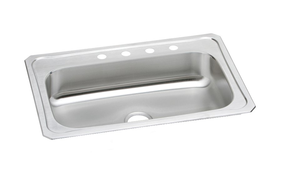 Celebrity® Stainless Steel 33" x 22" x 7" Single Bowl Drop-in Sink