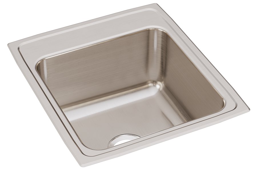 Lustertone® Classic Stainless Steel 19-1/2" x 22" x 10-1/8" Single Bowl Drop-in Sink