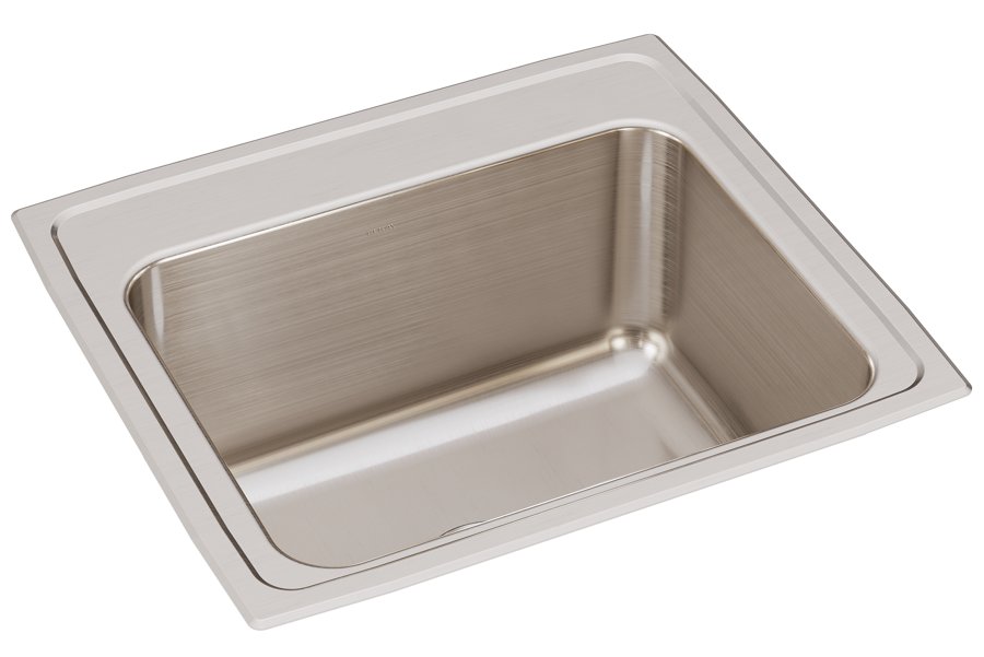 Lustertone® Classic Stainless Steel 22" x 19-1/2" x 10-1/8" Single Bowl Drop-in Sink
