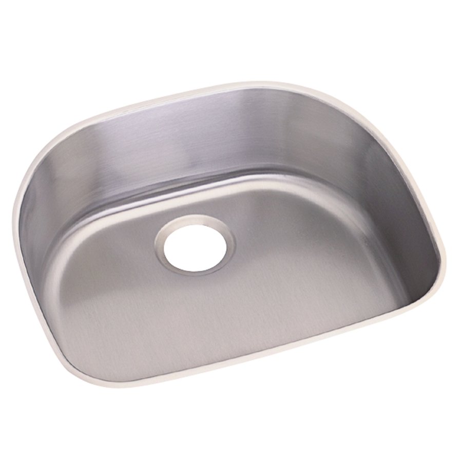 Dayton® Stainless Steel 23-1/2" x 21-1/8" x 9" Single Bowl Undermount Sink