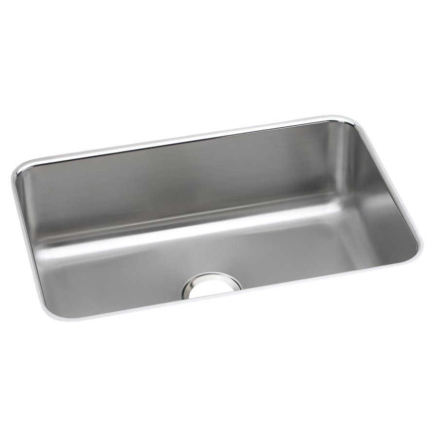 Dayton® Stainless Steel 26-1/2" x 18-1/2" x 8" Single Bowl Undermount Sink