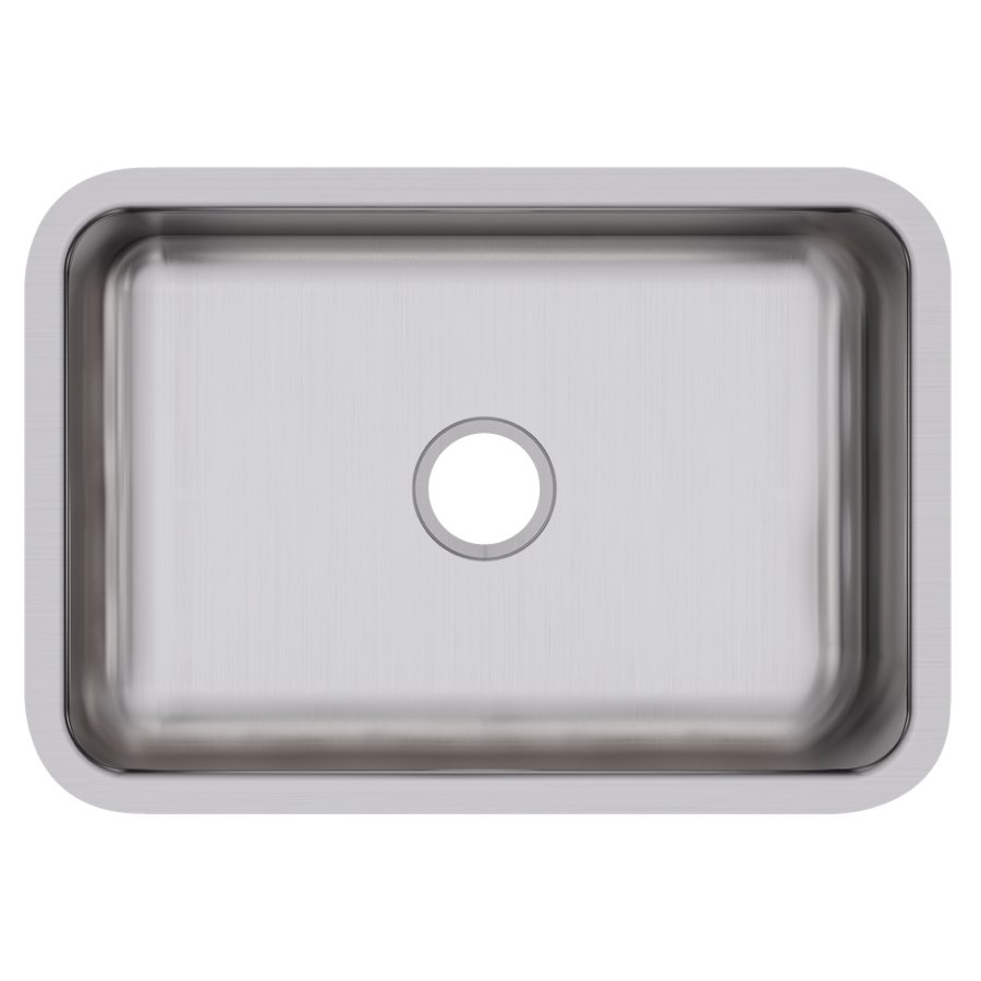 Dayton® Stainless Steel 26-1/2" x 18-1/2" x 8" Single Bowl Undermount Sink