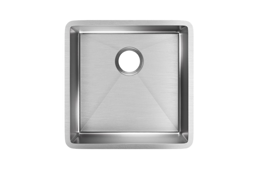Crosstown® 18 Gauge Stainless Steel 18-1/2" x 18-1/2" x 9" Single Bowl Undermount Sink