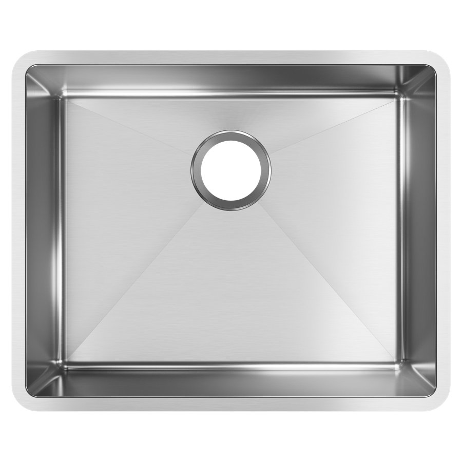 Crosstown® 18 Gauge Stainless Steel 22-1/2" x 18-1/2" x 9" Single Bowl Undermount Sink