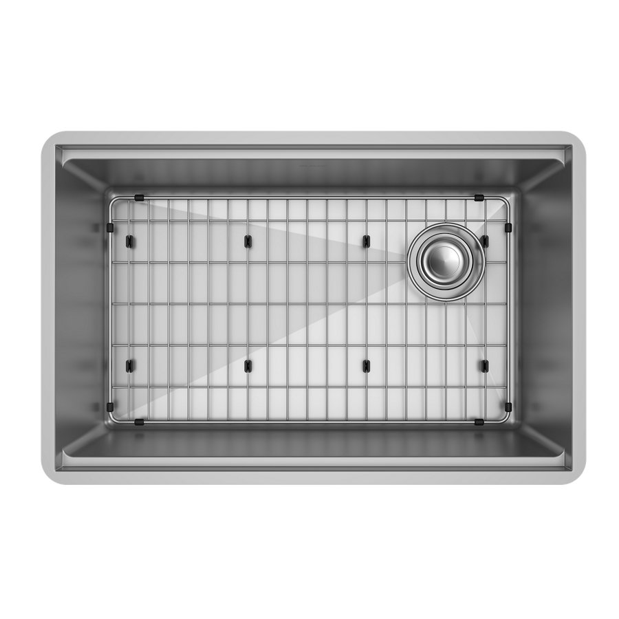 Crosstown® 18 Gauge Workstation Stainless Steel 28-1/2" x 18-1/2" x 8-1/2" Single Bowl Undermount Sink Kit