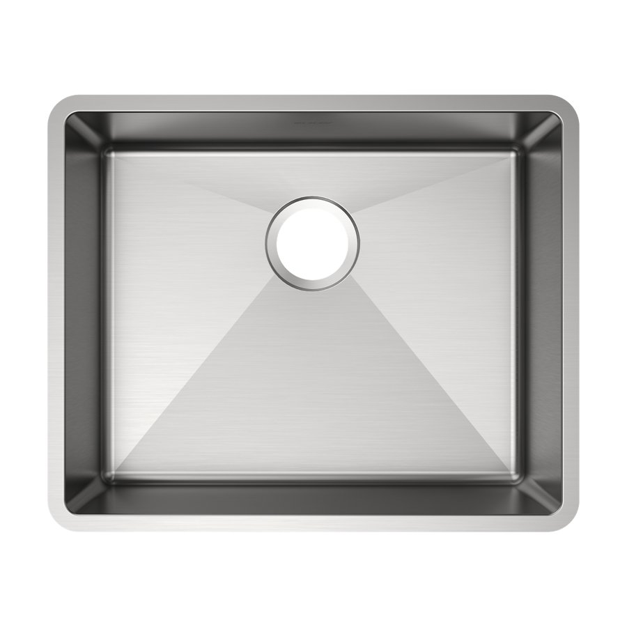 Crosstown® 18 Gauge Stainless Steel 22-1/2" x 18-1/2" x 5-1/2" Single Bowl Undermount Sink