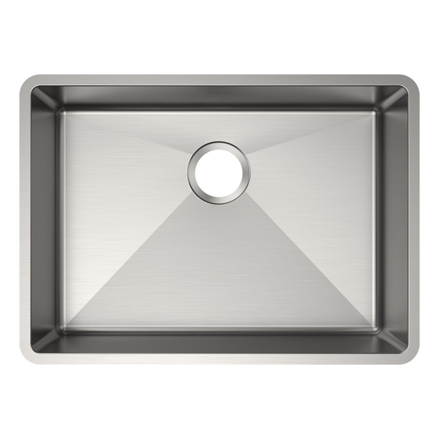 Crosstown® 18 Gauge Stainless Steel 25-1/2" x 18-1/2" x 5-1/2" Single Bowl Undermount Sink