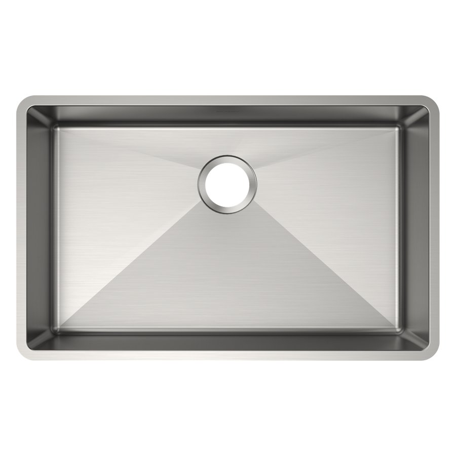 Crosstown® 18 Gauge Stainless Steel 29-1/2" x 18-1/2" x 5-1/2" Single Bowl Undermount Sink