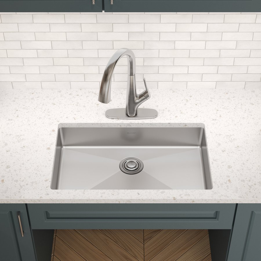 Crosstown® 18 Gauge Stainless Steel 29-1/2" x 18-1/2" x 5-1/2" Single Bowl Undermount Sink