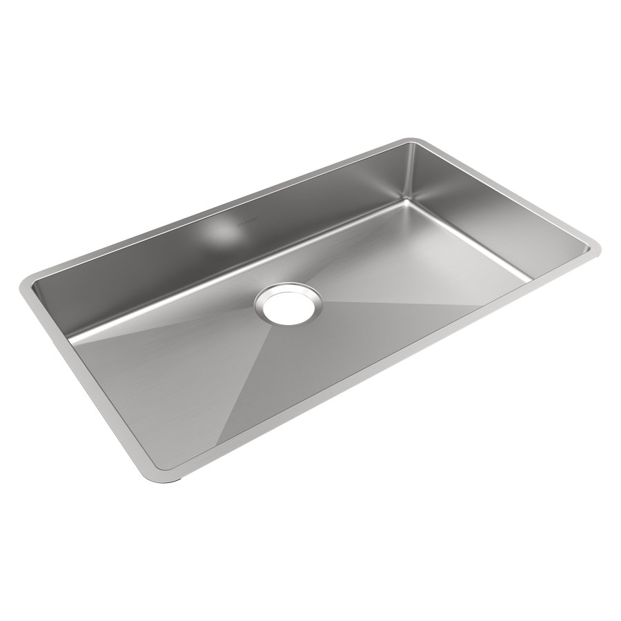 Crosstown® 18 Gauge Stainless Steel 31-1/2" x 18-1/2" x 5-1/2" Single Bowl Undermount Sink