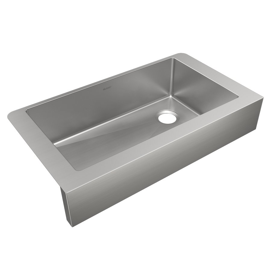 Crosstown® 18 Gauge Stainless Steel 35-7/8" x 20-1/4" x 9" Single Bowl Farmhouse Sink