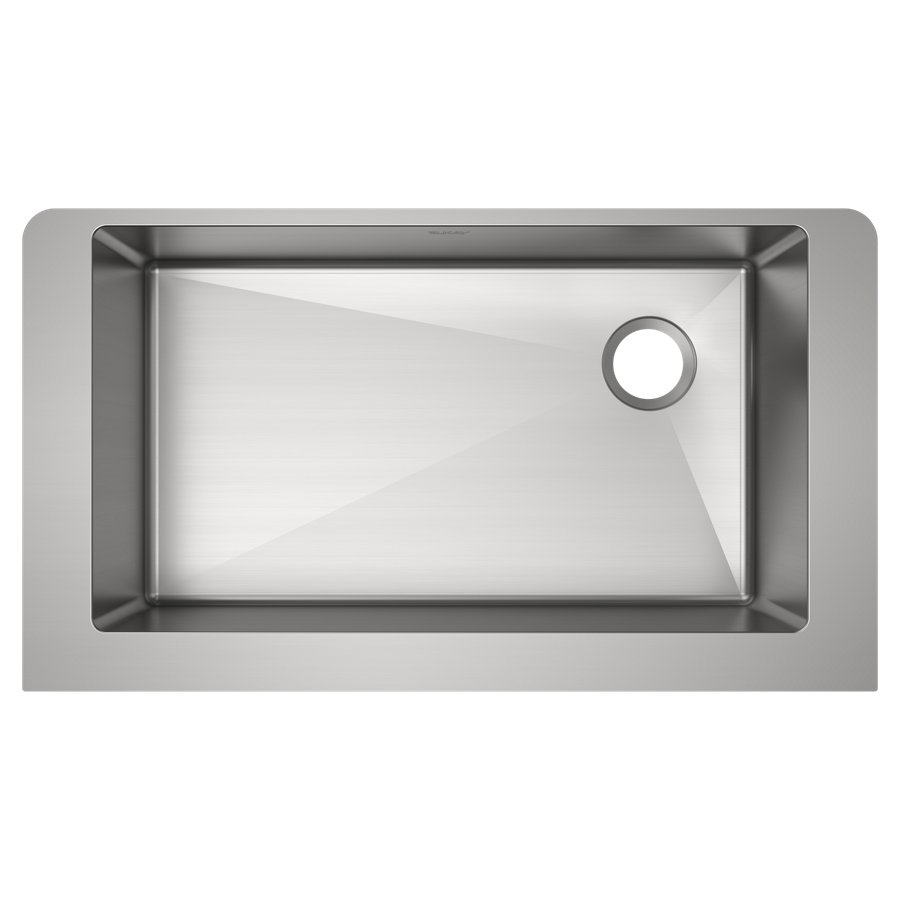 Crosstown® 18 Gauge Stainless Steel 35-7/8" x 20-1/4" x 9" Single Bowl Farmhouse Sink
