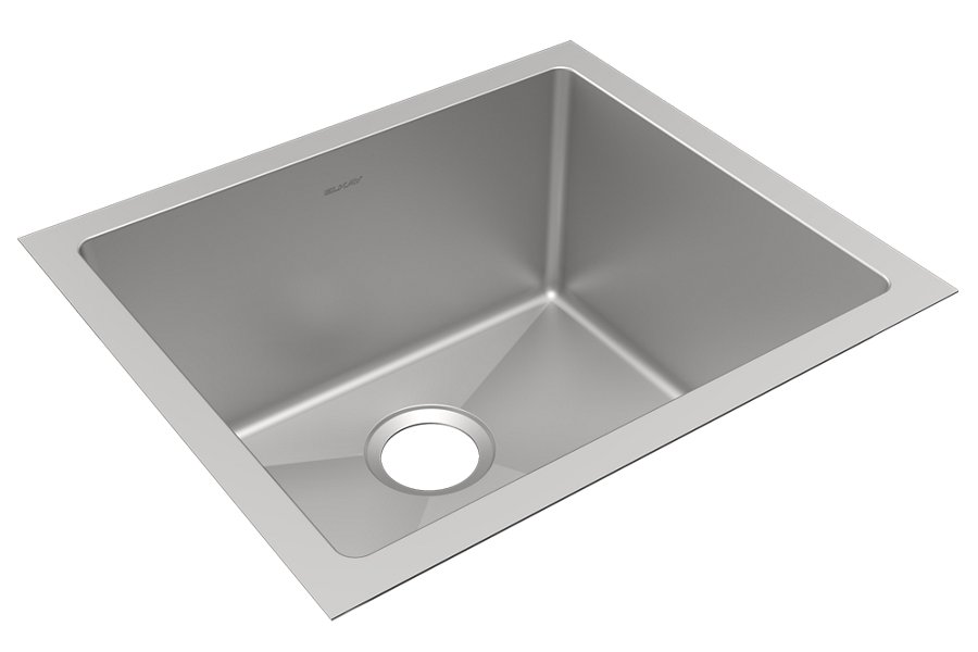 Crosstown® 16 Gauge Stainless Steel 21-1/2" x 18-1/2" x 10" Single Bowl Undermount Sink