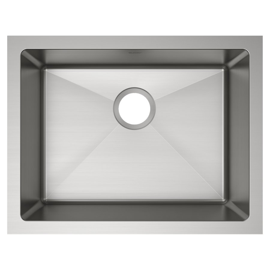 Crosstown® 16 Gauge Stainless Steel 23-1/2" x 18-1/4" x 8" Single Bowl Undermount Sink