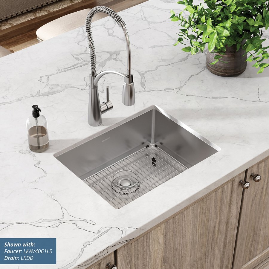 Crosstown® 16 Gauge Stainless Steel 23-1/2" x 18-1/4" x 8" Single Bowl Undermount Sink