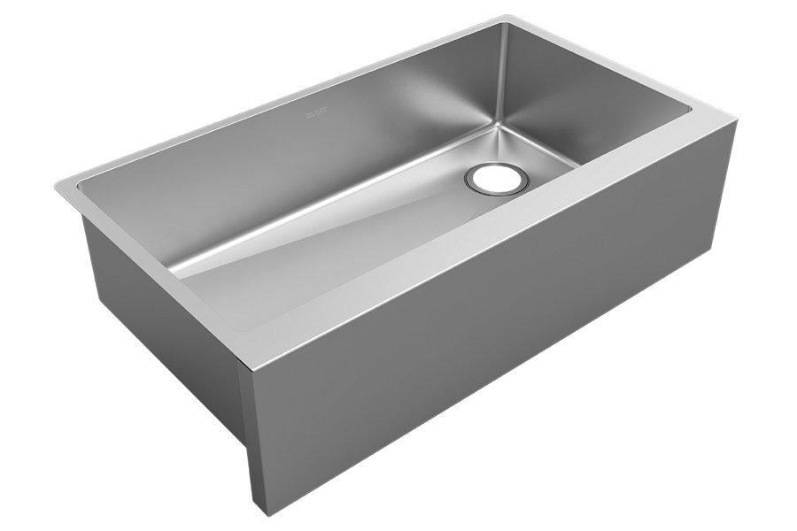 Crosstown® 16 Gauge Stainless Steel 35-7/8" x 20-1/4" x 9" Single Bowl Tall Farmhouse Sink