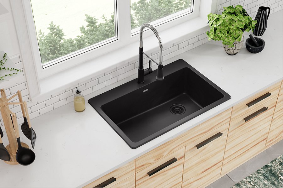 Quartz Classic® 33" x 22" x 9-1/2" Single Bowl Drop-in Sink