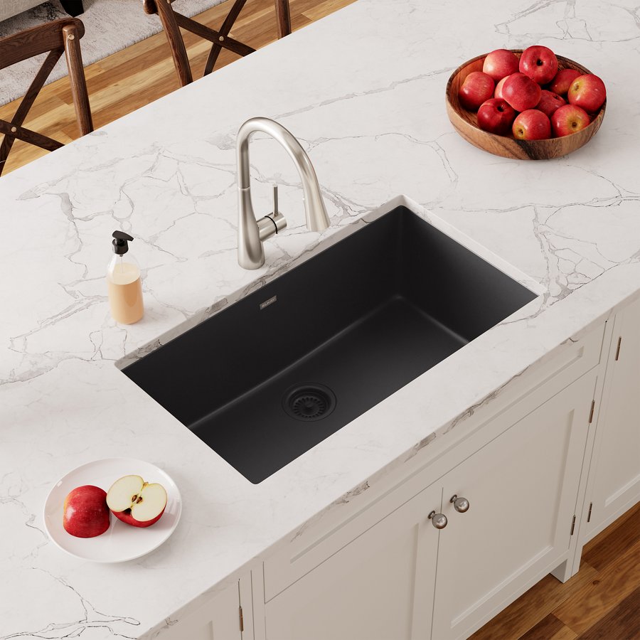 Quartz Classic® 33" x 18-7/16" x 9-7/16" Single Bowl Undermount Sink