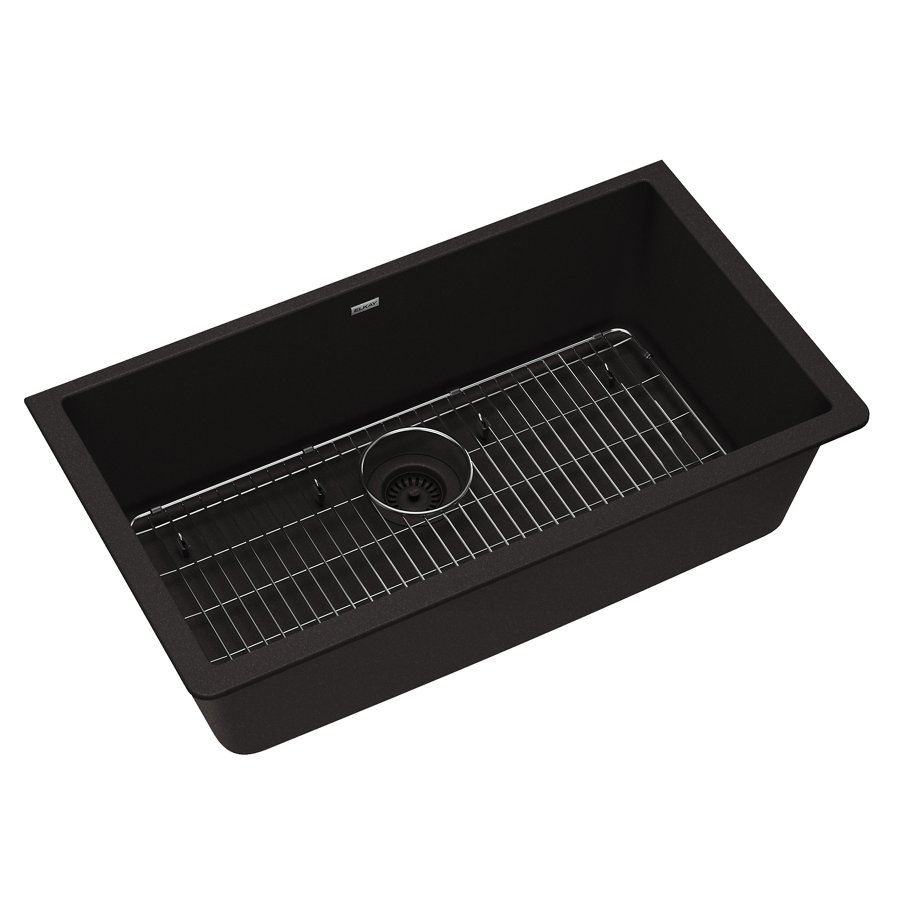 Quartz Classic® 33" x 18-7/16" x 9-7/16" Single Bowl Undermount Sink Kit