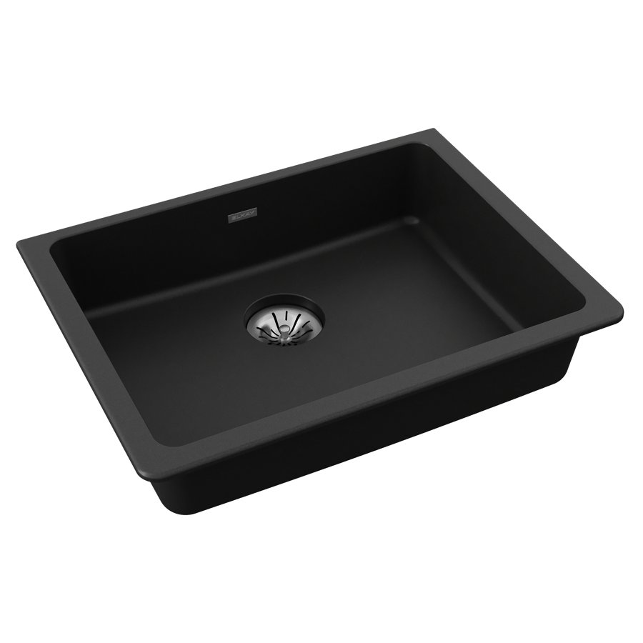 Quartz Classic® 25" x 18-1/2" x 5-1/2" Single Bowl Undermount ADA Sink with Perfect Drain®