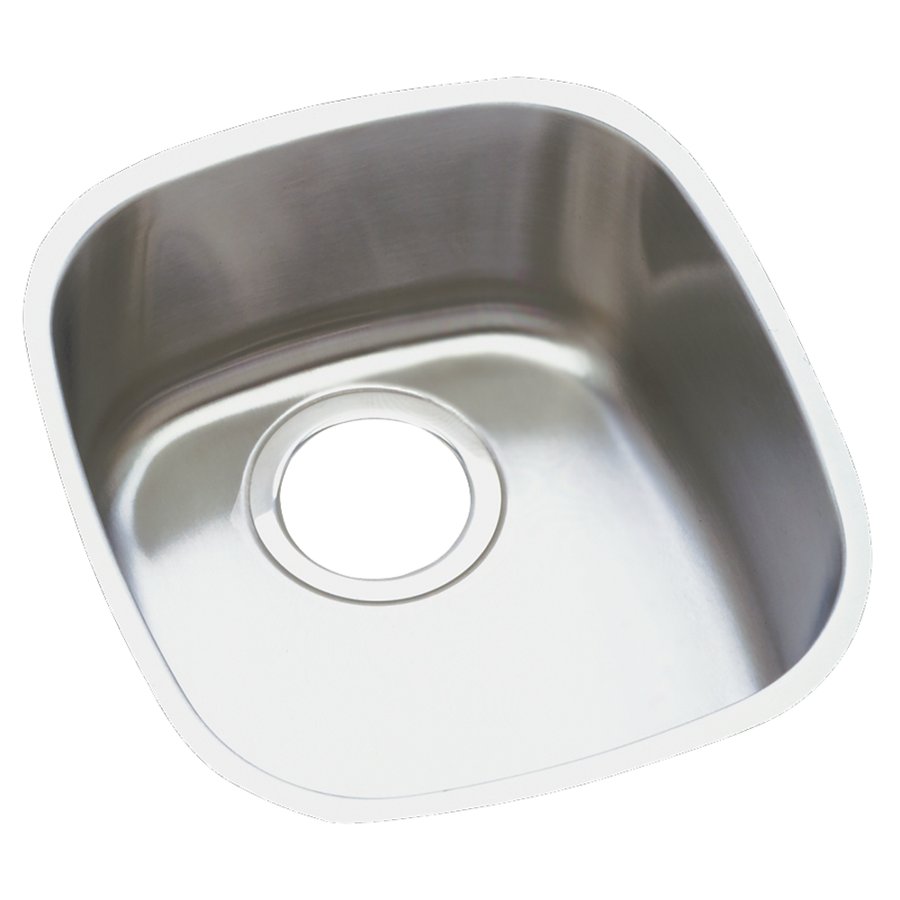 Lustertone® Classic Stainless Steel 14-1/4" x 15-3/4" x 5-15/16" Single Bowl Undermount Sink