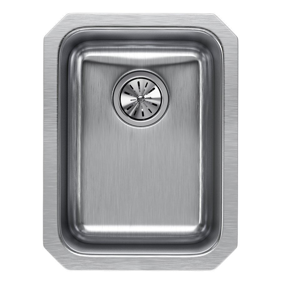 Lustertone® Classic Stainless Steel 14" x 18-1/2" x 7-7/8" Single Bowl Undermount Sink