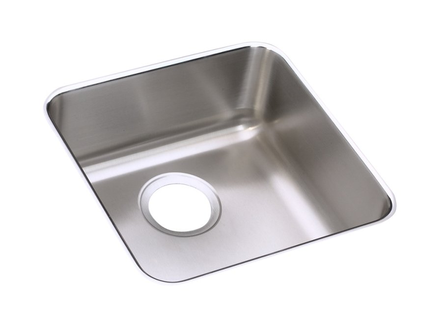 Lustertone® Classic Stainless Steel 14-1/2" x 14-1/2" x 7" Single Bowl Undermount Sink