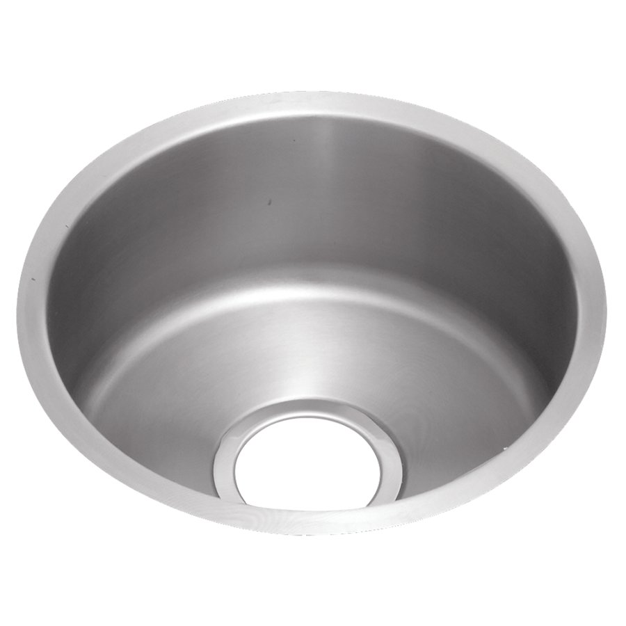 Lustertone® Classic Stainless Steel 14-3/8" x 14-3/8" x 6" Single Bowl Undermount Sink Kit