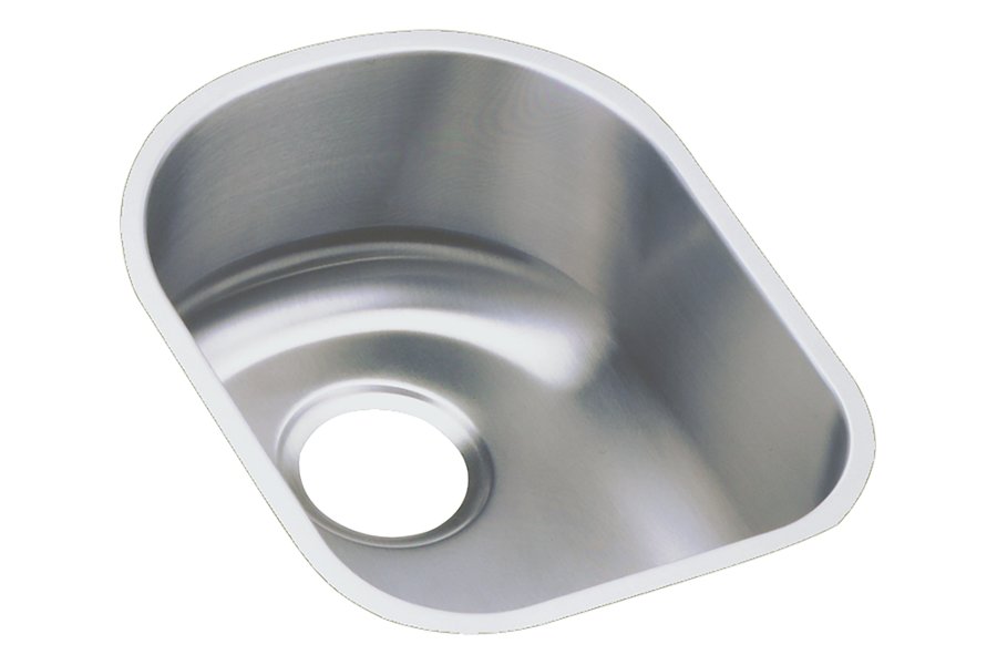 Lustertone® Classic Stainless Steel 14" x 17-1/2" x 7-1/2" Single Bowl Undermount Sink