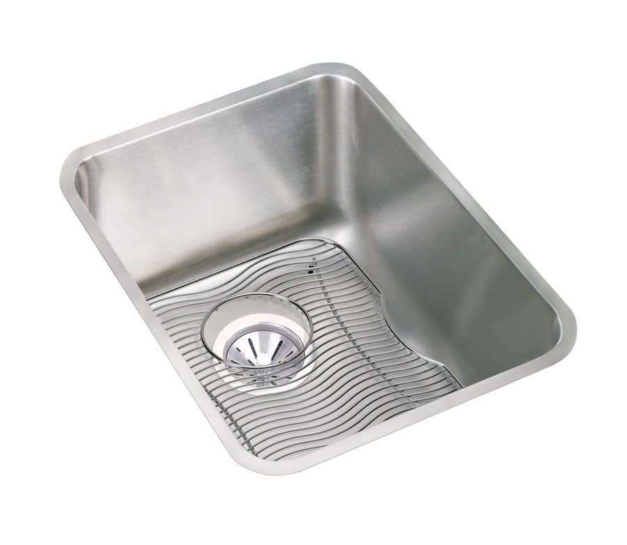 Lustertone® Classic Stainless Steel 16-1/2" x 20-1/2" x 9-7/8" Single Bowl Undermount Sink Kit
