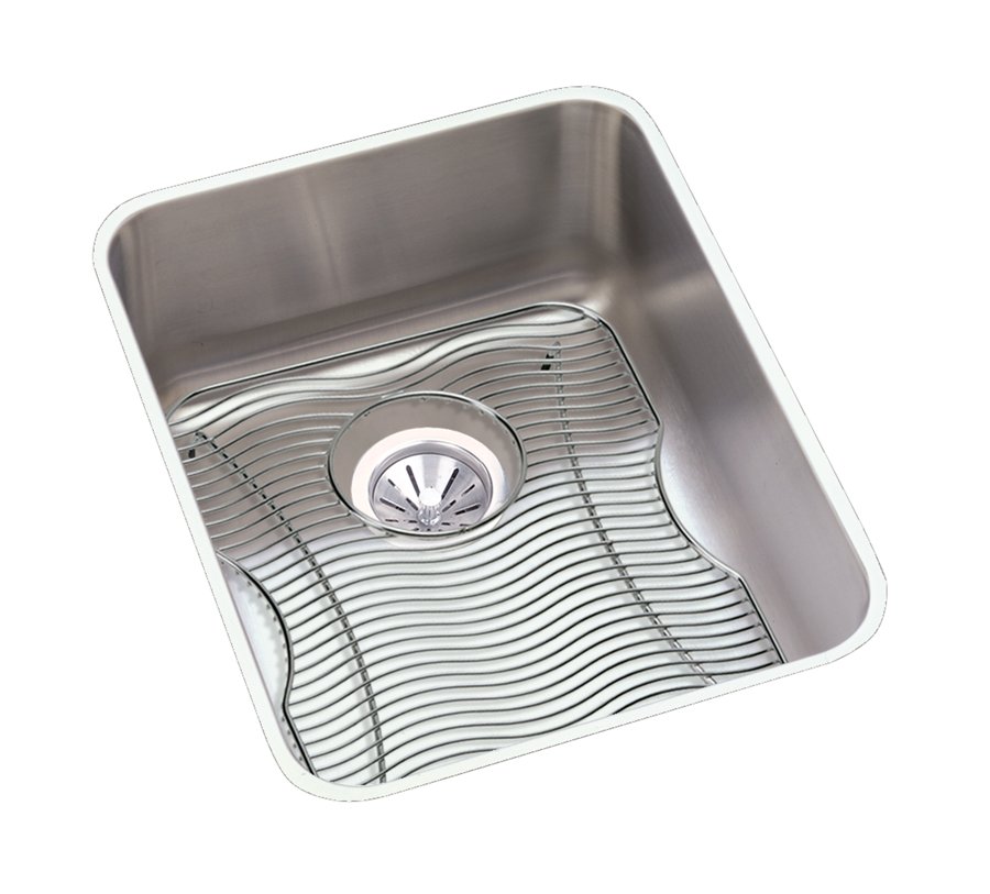 Lustertone® Classic Stainless Steel, 16-1/2" x 20-1/2" x 7-7/8" Single Bowl Undermount Sink Kit