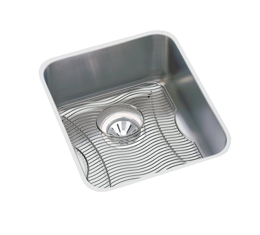 Lustertone® Classic Stainless Steel, 18-1/2" x 18-1/2" x 7-7/8" Single Bowl Undermount Sink Kit