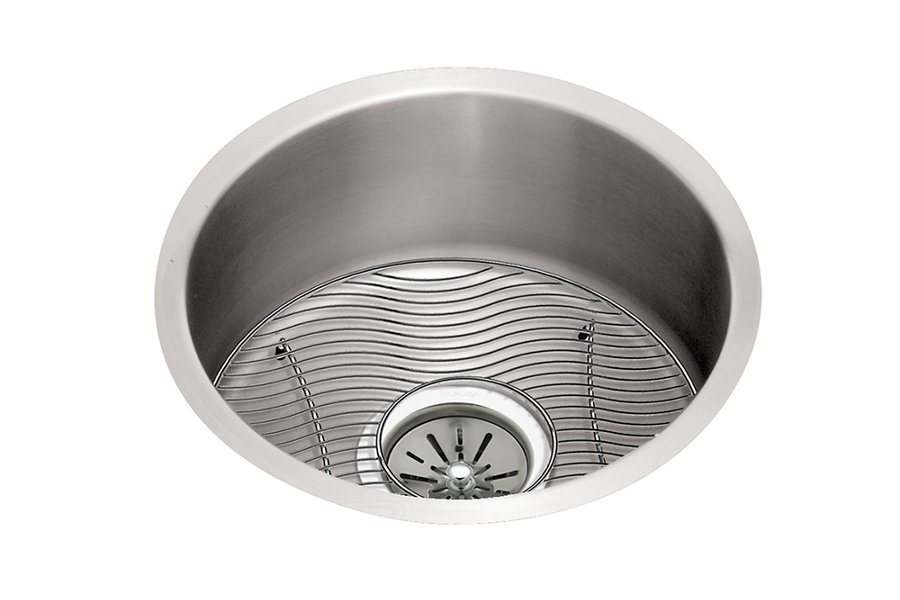 Lustertone® Classic Stainless Steel 18-3/8" x 18-3/8" x 8" Single Bowl Undermount Sink Kit