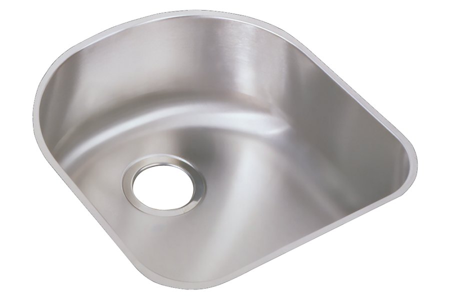 Lustertone® Classic Stainless Steel 18-1/2" x 20" x 7-1/2" Single Bowl Undermount Sink
