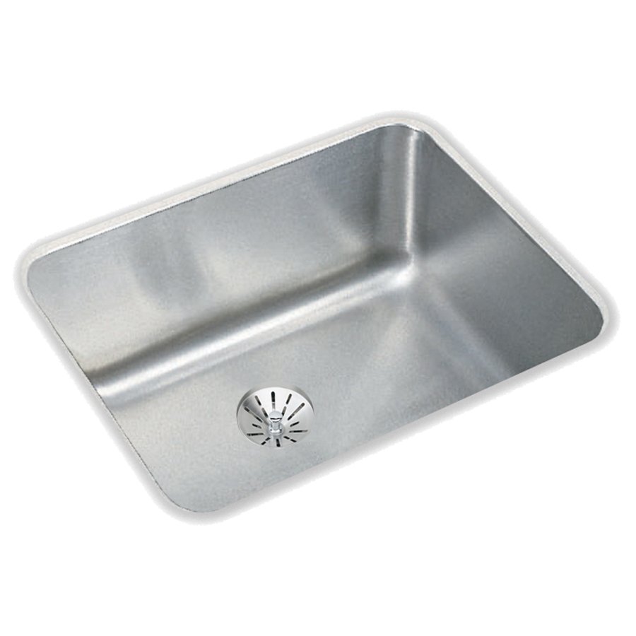 Lustertone® Classic Stainless Steel 20-1/2" x 16-1/2" x 7-7/8" Single Bowl Undermount Sink with Perfect Drain®