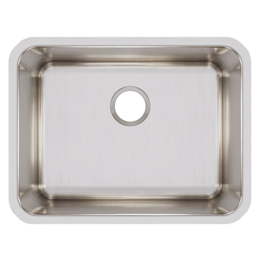 Lustertone® Classic Stainless Steel, 23-1/2" x 18-1/4" x 7-1/2" Single Bowl Undermount Sink