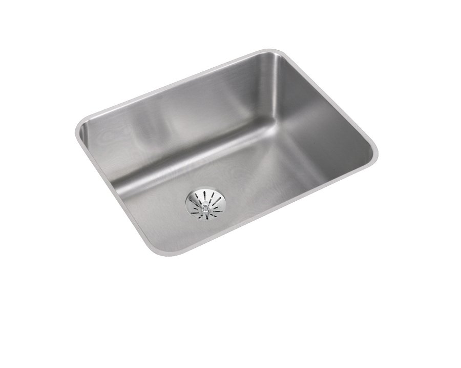 Lustertone® Classic Stainless Steel 23-1/2" x 18-1/4" x 10" Single Bowl Undermount Sink with Perfect Drain®