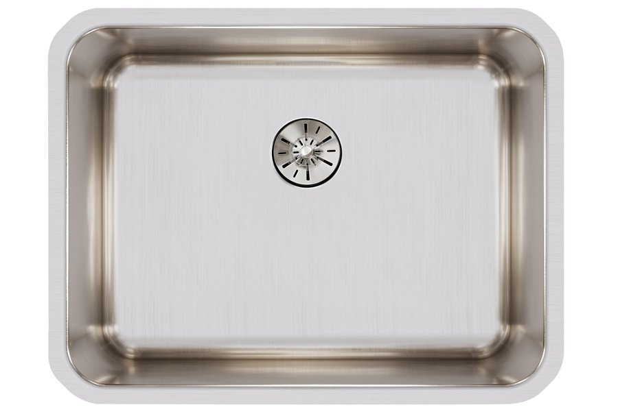 Lustertone® Classic Stainless Steel 23-1/2" x 18-1/4" x 10" Single Bowl Undermount Sink with Perfect Drain®