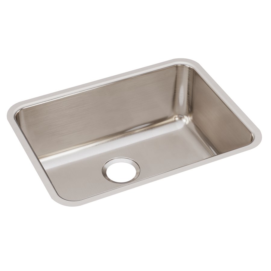 Lustertone® Classic Stainless Steel 25-1/2" x 19-1/4" x 10" Single Bowl Undermount Sink