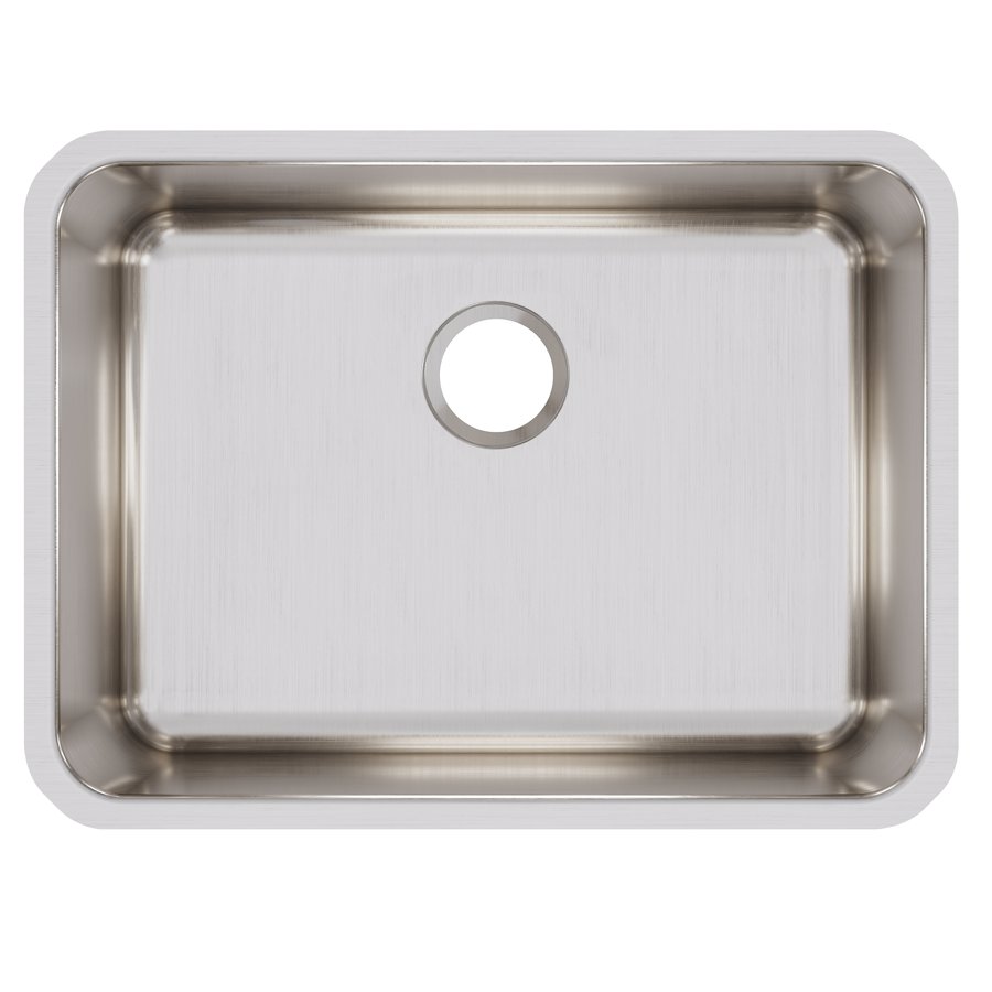 Lustertone® Classic Stainless Steel 25-1/2" x 19-1/4" x 10" Single Bowl Undermount Sink