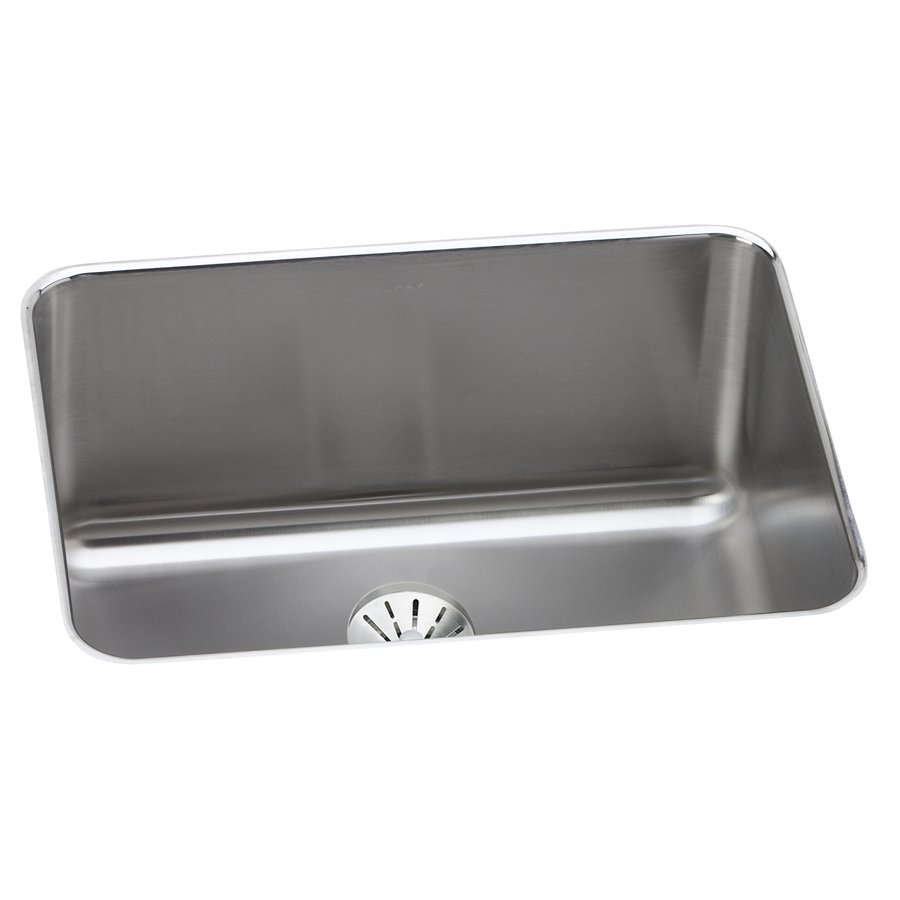 Lustertone® Classic Stainless Steel 25-1/2" x 19-1/4" x 10" Single Bowl Undermount Sink with Perfect Drain®