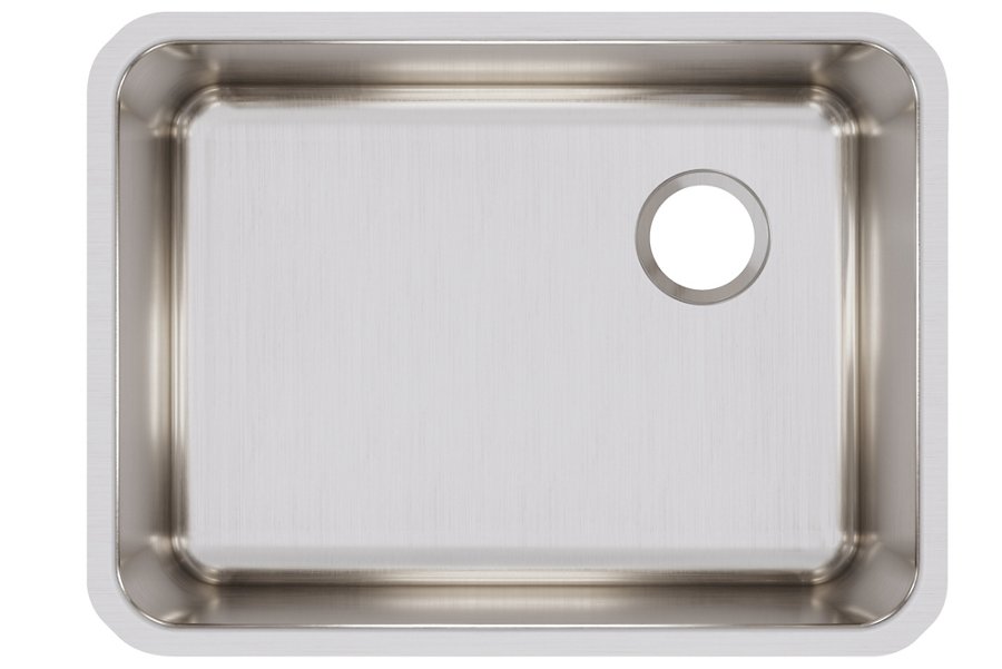 Lustertone® Classic Stainless Steel 25-1/2" x 19-1/4" x 10" Single Bowl Undermount Sink with Right Drain