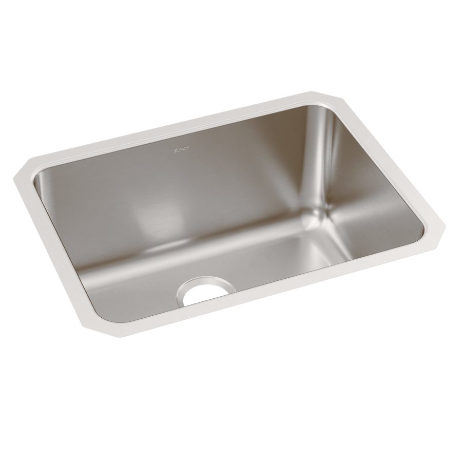 Lustertone® Classic Stainless Steel 25-1/2" x 19-1/4" x 12" Single Bowl Undermount Sink