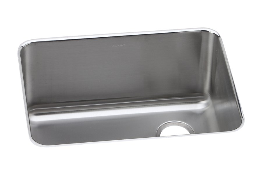 Lustertone® Classic Stainless Steel 25-1/2" x 19-1/4" x 12" Single Bowl Undermount Sink with Right Drain