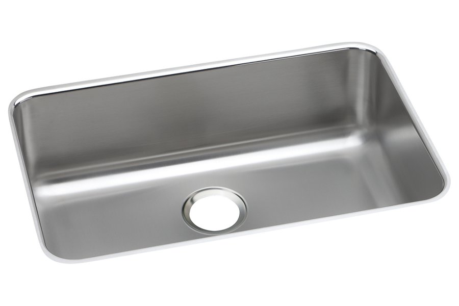 Lustertone® Classic Stainless Steel 26-1/2" x 18-1/2" x 8" Single Bowl Undermount Sink