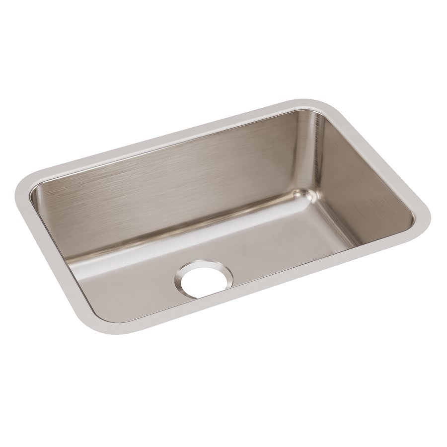 Lustertone® Classic Stainless Steel 26-1/2" x 18-1/2" x 10" Single Bowl Undermount Sink